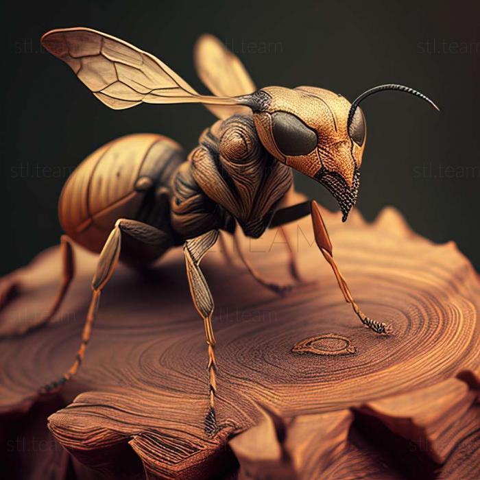 3D model Camponotus lasiselene (STL)